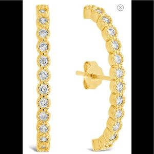 Suspender stud earrings